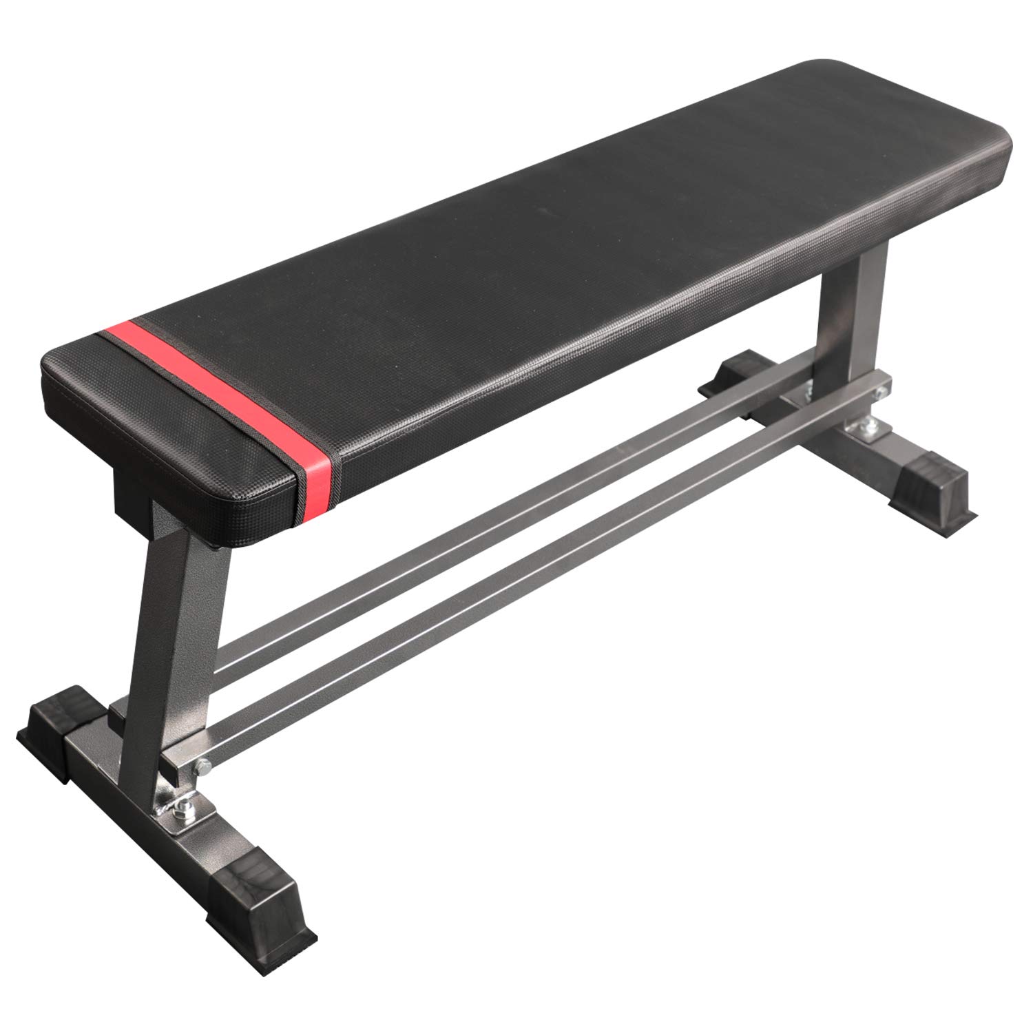 Flat Utility Weight Bench Gym Exercise Fitness Workout Home Training Black USA
